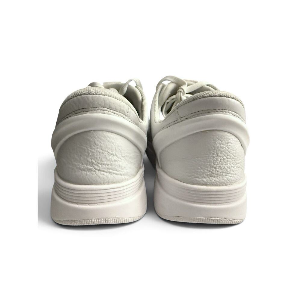 Kizik Sydney Sneakers All White Leather Hands Free Shoes Womens 10 - Picture 6 of 10